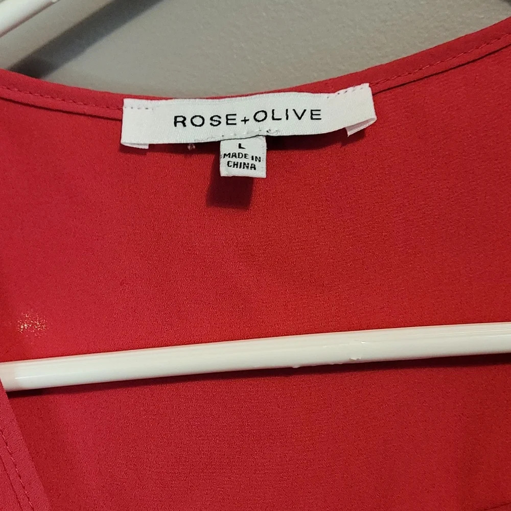 H15- ROSE & OLIVE : WOMENS PINK SLEEVELESS TOP - Picture 2 of 3